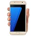 Samsung Galaxy S7 Screen Protector(Full Screen Coverage), cresawis 2- PACK Bubble Free Samsung Galaxy S7 Tempered Glass Screen Protector [NOT S7 Edge] - 0.3mm Thickness/Case-Friendly(Gold)