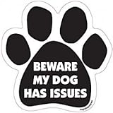 6" Dog/Animal Paw Print Magnet - Works on