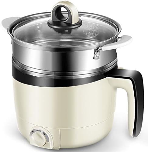 Household Mini, Stainless Steel Rice Cooker Electric Wok Multi-function, Dormitory Student Bedroom Cooking Noodle Artifact And Cooking (color : With steamer)