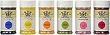 India Tree All Natural Nature's Colors Decorating Sugars Variety Set - 6 Pack