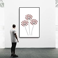 Framed Canvas Wall Art Beautiful Leaves Canvas Prints Home Artwork Decoration for Living Room,Bedroom - 16x24 inches