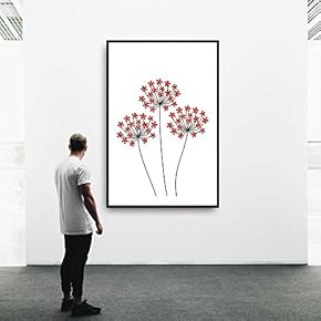 Framed Canvas Wall Art Beautiful Leaves Canvas Prints Home Artwork Decoration for Living Room,Bedroom - 16x24 inches