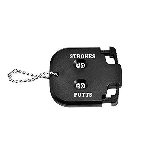 Tearcam Golf Score Counter, Mini Portable Square Referee Golf Stroke Score Keeper, Golf Bag Accessory