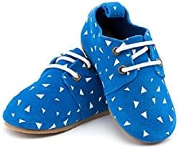 Piper Finn Arrow Genuine Leather Oxford Shoes - Size 3 Up To 4.75" Soft Sole