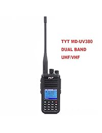 TYT MD-UV380 Banda dual VHF / UHF 136-174Mhz / 400-480MHz Radio portátil de dos vías (jamón)