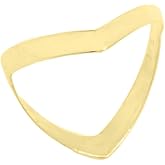 Solid 10k Yellow Gold Plain High Polish Band Thumb Ring (Size 8)