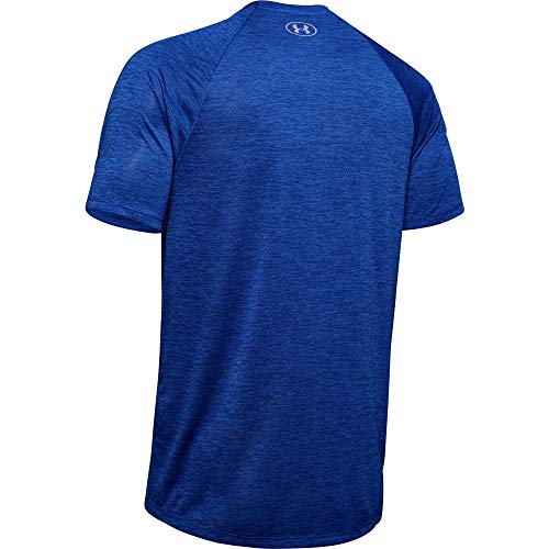 Under Armour mens Tech 2.0 Short Sleeve T-Shirt, Royal (402)/Mod Gray, Large