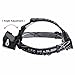 CAMTOA LED Headlamp, Camping Dual T6 LEDs Beams 3 Modes 6000 Lumens Dimmable Headlight - Dual Light Source Bicycle Headlight Lamp for Outdoor Hiking Camping Riding Fishing Hunting