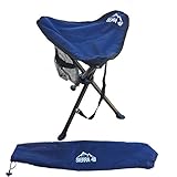 Camping Tripod Stool 275 LB Weight Limit 18 inch Seat Height Perfect Hiking Camping Chairs Lightweight with Shoulder Strap and Carrying case