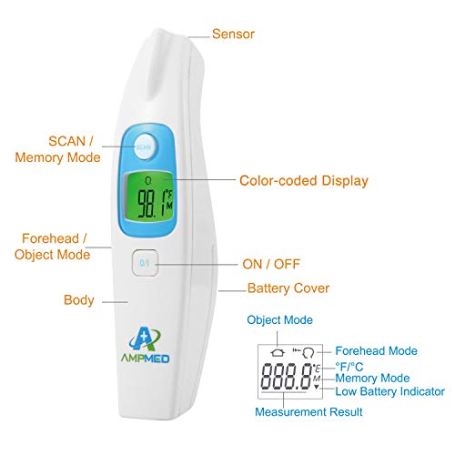 Amplim Hospital Medical Grade Non Contact Clinical Infrared Forehead