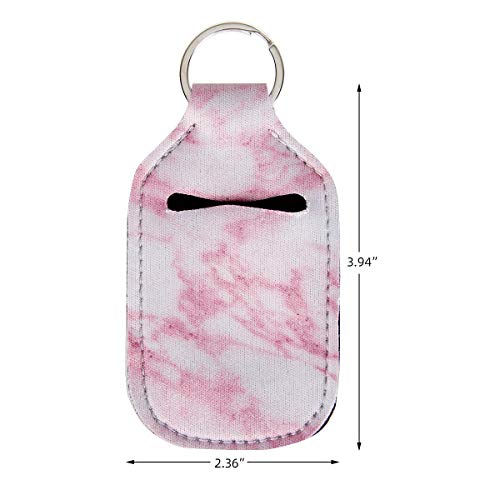 HoroM Hand Sanitizer Keychain Holder for Backpack Refillable Bottles