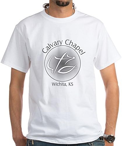 CafePressCalvary Chapel White T Shirt Men's 100% Cotton, Classic Graphic White T-Shirt