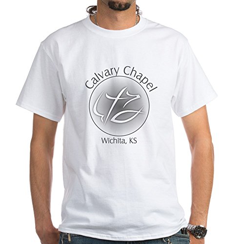 CafePressCalvary Chapel White T Shirt Men's 100% Cotton, Classic Graphic White T-Shirt