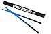 Original High-Grade Plastic FITNESS ROCKSTAR DRUMSTICKS™ for Fitness, Aerobic Classes, Workouts, Exercises, Cardio Drumming + ANTI-SLIP Handles, Blue Pair