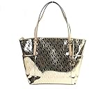 Michael Kors Jet Set Mirror Metallic Tote Pale Gold (35S6MTTT8Z)