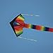 Fun Central AY979 Rainbow Delta Kite Premium, Kites for Kids - 43 Inch