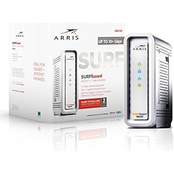 Next-Generation ARRIS SURFboard SB8200 DOCSIS 3.1 Cable Modem - Retail Packaging- White