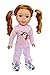 Brittany's Unicorn Pjs Outfit for Wellie Wisher Dolls, Glitter Girl Dolls and Hearts for Hearts Dolls