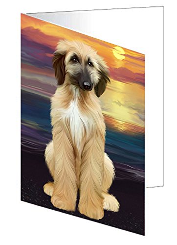 Amazon Com Afghan Hound Dog Greeting Card Gcd49559 10 Home