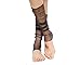 2 Pairs (Black + Grey) Women Girls Dual-use Mesh Lace Sunscreen Arm Cooling Sleeves Gloves Sun Block UV Protection Long Arm Calf Thin Leg Socks Cover Cuffs for Indoor Outdoor Activitiesthumb 1