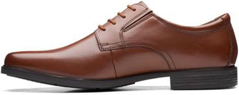 Men's Bensley Lace Oxford, Lea marrón Oscuro, 44 EU