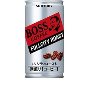 サントリー コーヒー ボス フルシティロースト 185g×30本