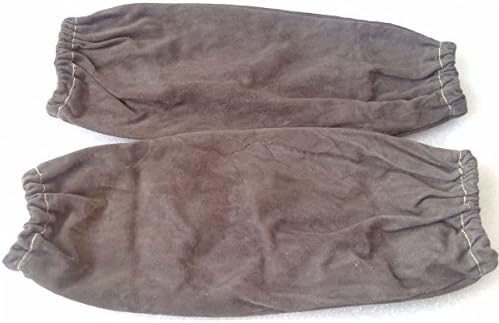 Brown Leather Fire Proof Sleeves Apron For Welder Welding Working Safty Personal Protection
