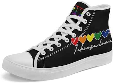 Amazon.com | PRO-Keds Royal Hi Unisex Sneakers, Black, 9 US Women