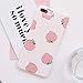 YeLoveHaw 7 Plus / 8 Plus Cute Case for Girls, Flexible Soft Slim Fit Full Protective Shell Phone Case with Summer Style Pink Juicy Peach Fruit Pattern for 7/8 Plus 5.5 Inch(Peach)