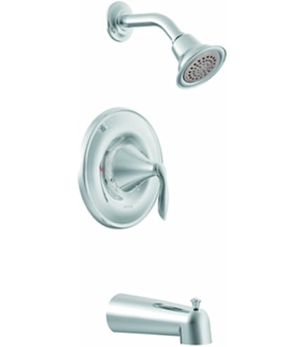Moen EVA Posi-Temp Duscharmatur-Set In Gebürstetem Nickel – Ohne Ventil, Für Einfache Modernisierung (T2132BN)