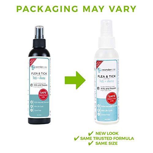 Wondercide Flea and Tick and Mosquito Control Spray for Cats Dogs and Home - Cedar - 4 oz