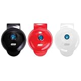 Dash MINI Maker 3-Piece Griddle, Waffle, and Grill 3-piece Set in Red/Black/White
