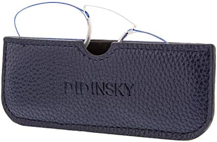 Armless Reading Glasses for Men and Women. Blue Light Blocking Computer Readers. Unbreakable pocket-size Anti Glare Glasses. 3 Colors and 5 Magnifications - HERMITAGE BUTTERFLY