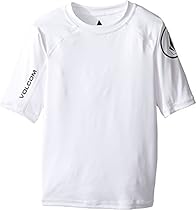 Volcom Baby Little Boys' Surf Shirt Rashguard, White Lido, 2T