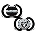 Baby Fanatic 2 Piece Pacifier Set, Oakland Raiders, One Size