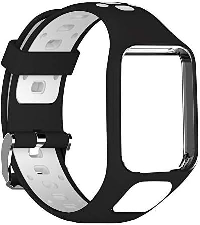 Watch Strap, Replacement Silicone Strap Runner 2 3 Spark 3 GPS Watch TomTom 2 3 Series