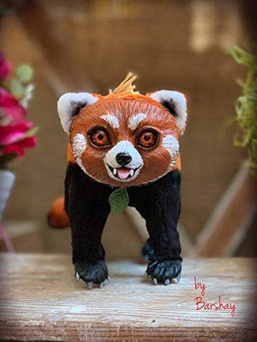 red panda clay model