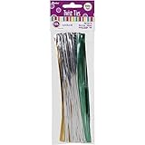 Darice, 150 Piece, 7.25 Inch, Twist Ties, Holiday Assorted Colors