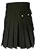 UT Kilts Deluxe Utility Kilt for Men, Adjustable Poly-Cotton Modern Kilt for Scottish Attire, with Elegant Studded Front Apron & 4 Pockets, 23