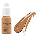 Ownest Matte Oil Control Concealer Foundation Cream,Long Lasting Waterproof Matte Liquid Foundation,106 Warm Sun-30ml