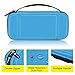 Fintie Carry Case for Nintendo Switch – [Shockproof] Hard Shell Protective Cover Portable Travel Bag w/10 Game Card Slots and Inner Pocket for Nintendo Switch Console Joy-Con & Accessories, Bluethumb 4