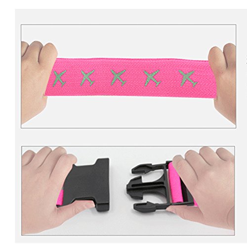 IREALIST Adjustable Travel Luggage Strap Packing Belt,Luggage Straps Suitcase Belts Security Straps (Red) - Thumbnail 3