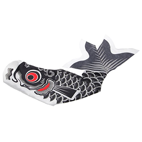 70cm Koi Nobori Carp Wind Socks Koinobori Colorful Fish Flag Hanging Wall Decor - Thumbnail 6