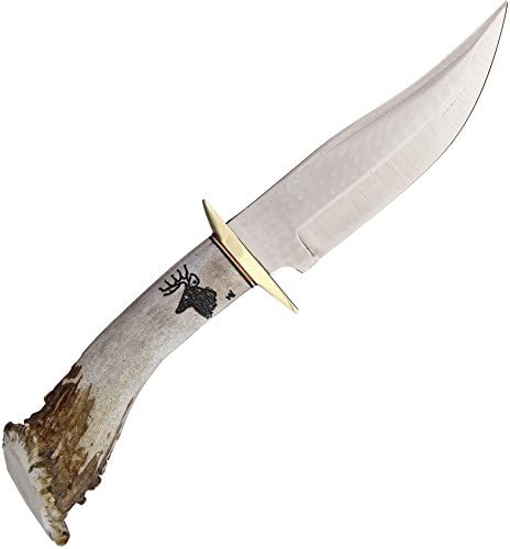 Ken Richardson Knives Bowie Crown Horn Handle 6 in