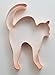 Black Cat Cookie Cutter - 5 Inch - Handcrafted in USA by The Fussy Pup