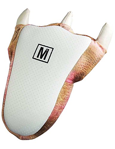 Wishpets - Adults Big Foot Dinosaur Claw Slippers, Pink Shimmer 37386-Medium