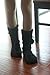 Moolecole Women Knitted Fleece Lined Slipper Socks Bootie with Gripper Sole