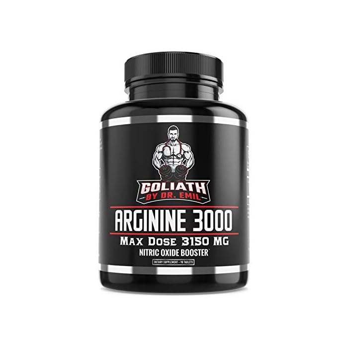 Dr. Emil - L Arginine (3150mg) Highest Capsule Dose - Nitric Oxide Supplement for Vascularity, Endurance and Heart…