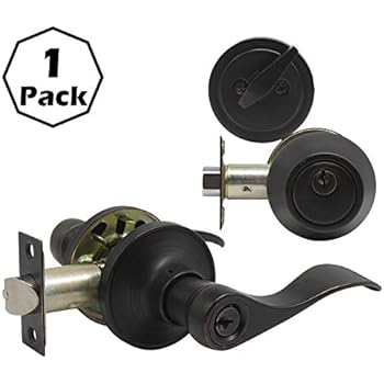 keyed deadbolt alike lockset combination