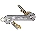 KeyBar | Everyday Carry Compact Key Holder Multi-Tool and Keychain Organizer with Pocket Clip (Holds up to 12 Key) Stonewashed Aluminum primary